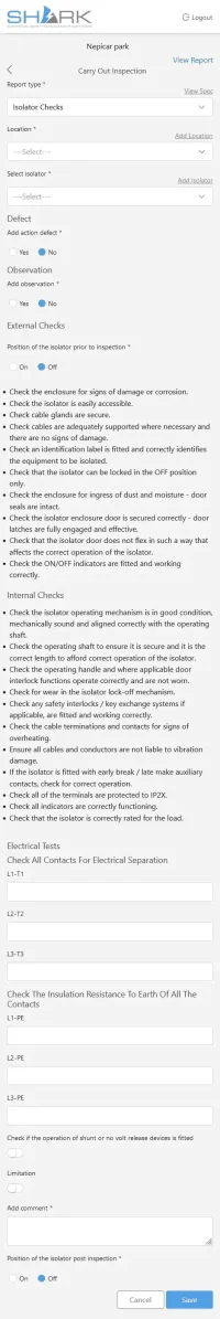 isolator checks